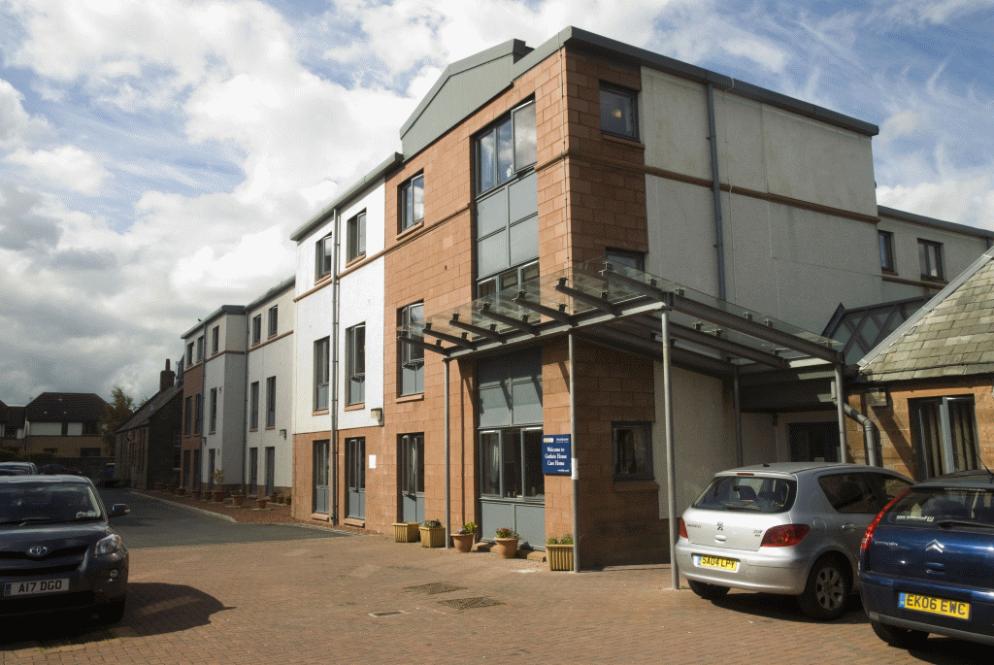 exterior of guthrie house care home in edinburgh