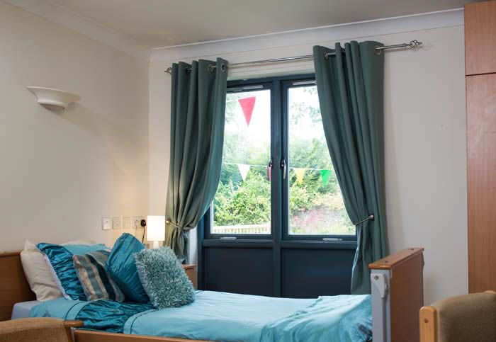 Bedroom at Guthrie Care Home